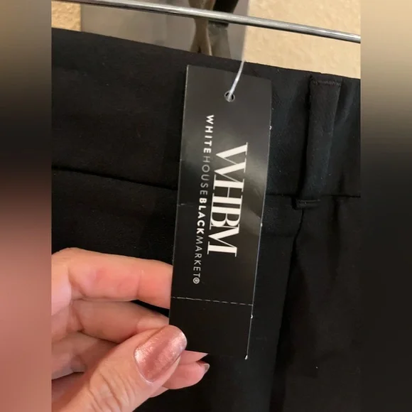 White House Black Market Ines Professional Bootcut Pants/ Trousers. Black 18 NWT - Picture 8 of 16